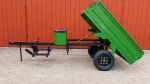 Transportwagen Anhänger für Rasentraktor & Kleintraktor Kipper – Bild 5